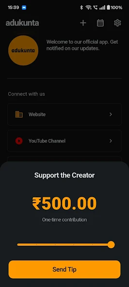 Adukunta — Creator & Community App screenshot 6