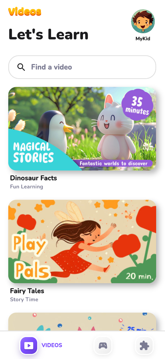 Viyu Play — Kids Learning & Entertainment App screenshot 2